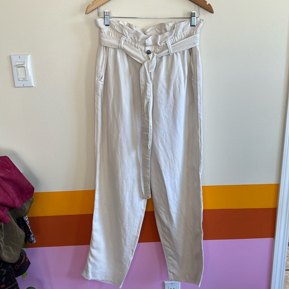aerie Soft Twill High Waisted Pants . - Picture 2 of 5